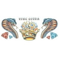 thumbnail image 2 of Tinsley Transfers Retro King Cobra Neck Tattoo FX Temporary Costume Accessory, 2 of 2