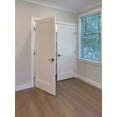 thumbnail image 2 of 44 in. x 80 in. Bi-Parting Solid Core Primed White Composite Double Prehung French Interior Door Bronze Hinges, 2 of 13