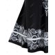 thumbnail image 4 of Además de inmersión Tamaño oscilación camiseta impresa Rosegal Camisetas tallas grandes, 4 of 5