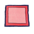 thumbnail image 2 of Allegra K Women's Striped Pattern Polyester Square Neck Scarf Kerchief, 2 of 6