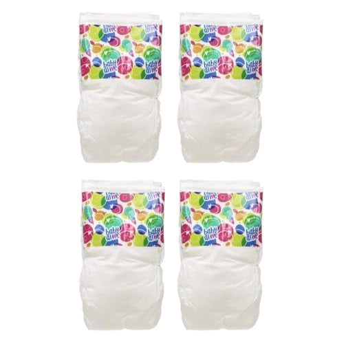 Baby Alive Doll Diaper Refill, Includes 4 Diapers, Toys Accessories, for Kids Ages 3 Years Old and Up