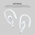 thumbnail image 3 of AirPods Ear Hooks Compatible with Apple AirPods 1, 2, 3 and Pro, Xoomz Anti-Slip Sports Ear Hooks for AirPods 1, 2, 3 and Pro - White, 3 of 5