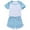 A497-Light Blue, variant on Toddler Girl Summer Short Outfit Sets Cotton Short Sleeve Tops Tees Shorts Clothing Sets Shorts Set Black 5-6 Years