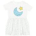 thumbnail image 3 of Inktastic Moon and Star Girls Toddler Dress, 3 of 5