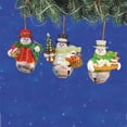thumbnail image 2 of The Bradford Exchange Snow-Bell Holidays Ornament Set of 3 Christmas Decoration by Thomas Kinkade, 2 of 2