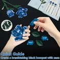 thumbnail image 3 of Remocguys Blue Roses Bouquet Building Sets Compatible with Lego Flowers Botanical Collection Collectible Model for Adults Girls Gift 585PCS, 3 of 6