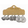 thumbnail image 2 of Pack de 12 pares de pendientes vintage bohemios para mujeres y niñas, 2 of 5