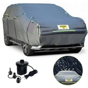 WARSUN Hail Car Cover with Thickened Inflatable PVC Airbag Inner Full Car Cover Length Between 166"-198''