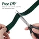 thumbnail image 5 of 1 rollo de cinta de 2,5 cm de ancho, no elástica, para accesorios de ropa, envoltorios de regalo, cintas flocadas, cintas decorativas para manualidades, para el hogar y tiendas (verde oscuro)., 5 of 7