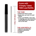 thumbnail image 4 of mivont 1000 X 0.9mm 2B Mechanical Pencil Refill Plastic Automatic Pencil Lead Black, 4 of 6