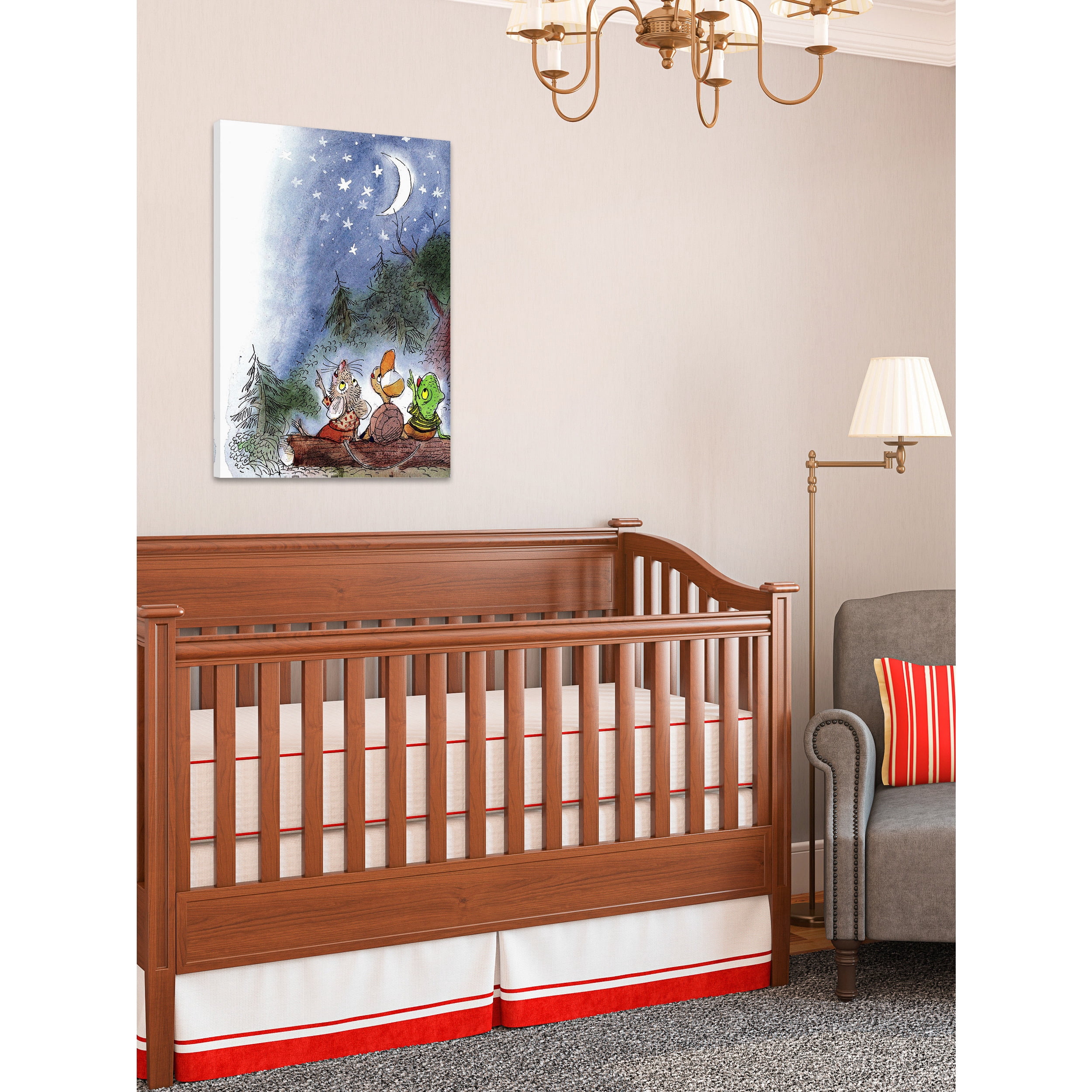Marmont Hill "Look at the Stars" by Curtis Painting Print on Canvas