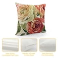 thumbnail image 4 of Vintage Spring Pink Flower Throw Pillow Covers Decorative Spring Floral Cushion Cases Pillow Case for Living Room, Couch and Bed Home Decoration (Flower Style), 4 of 5