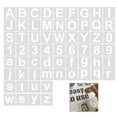 thumbnail image 2 of Yokua 60Pcs Letter And Number Stencils Drawing Templates for Wood Sign Art Painting, 2 of 11