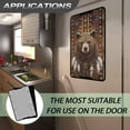 thumbnail image 6 of Psesaysky Tribal Brown Bear RV Door Window Shade Easy to Install Privacy Protection RV Window Cover Sun Blackout for Camper Trailer (17.3x26 inch), 6 of 7