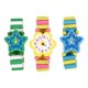 thumbnail image 1 of uds por juego, reloj de pulsera de simulación de dibujos animados de madera de estilo aleatorio, reloj de pulsera para niños, opción de regalo para niños, 1 of 3