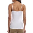 thumbnail image 3 of APPILIN Women Camisoles Pack of 2 Cotton Top Scoop Neck Tank with Adjustable Spaghetti Straps, 3 of 5