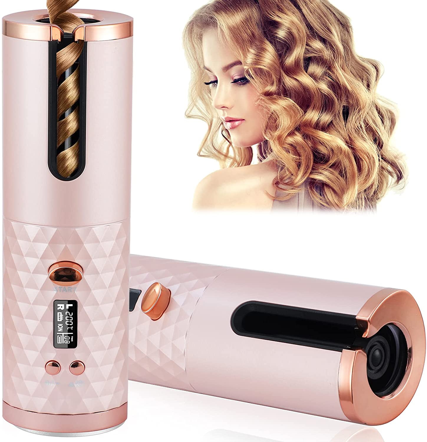 Cordless Hair Curler - Effortless Styling Without the Tangles Free Shipping  – Factor of Beauty
