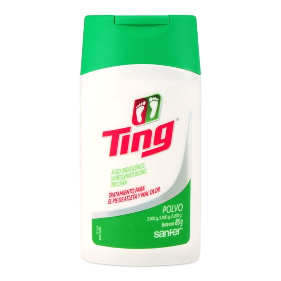 Antimicótico Ting polvo para el pie de atleta y mal olor 85 g