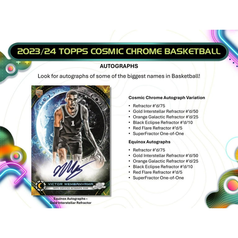 2023-24 Topps Cosmic Chrome Basketball Hobby Box - Walmart.com 2023-24 Topps Cosmic Chrome Basketball Hobby Box - Walmart.com