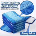 thumbnail image 3 of Zshan (12pcs) Microfiber Cleaning Pads Compatible with Bona Mop Reusable Replacement Pads for 18 Inch Mop Washable Microfiber Mop Pad Refills Replacement Mop Heads for Floor Cleaning, 3 of 5