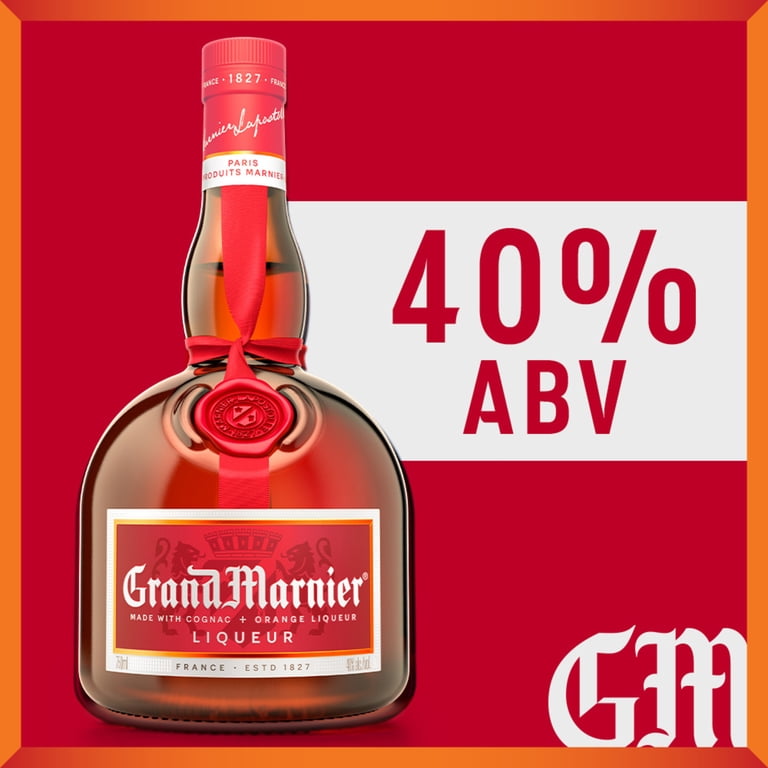 Grand Marnier Cordon Rouge Cognac and Orange Liqueur, 750 ml