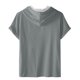 thumbnail image 2 of Pantalones Cortos Casuales para Hombre Impresión Digital Pullover Camiseta con Capucha Deportiva de Fitness, Blusa de Cuello Redondo de Poliéster para Al Aire Libre, Diaria Y Toda la Temporada, 2 of 4
