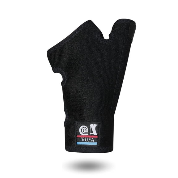 Irufa TB-OS-38 Right 3D Breathable Spacer Fabric Reversible CMC Joint Thumb Stabilizer, Splint and BlackBerry Thumb, Trigger Finger