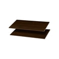 thumbnail image 1 of Easy Track RS1436-TON 35 Inch Organizer Closet Shelves, Truffle Brown (2 Pack), 1 of 1