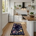 thumbnail image 3 of Moynesa 2'x3' Floral Rugs for Entryway, 2x3ft Washable Kitchen Rugs Ultra-Thin Soft Rug, Non Slip Indoor Door Mat Stain Resistant Boho Small Rug Low-Pile Throw Rug for Bathroom Bedroom,Purple, 3 of 8