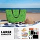thumbnail image 5 of Disketp St Patrick's Day Bolsa de Playa de Gran Capacidad, Bolso Impermeable y a Prueba de Arena para Mujer, Ideal para Playa, Piscina y Natación, 5 of 7