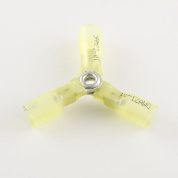 12-10 Ga. Heat-Shrink 3-Way Terminals - (pack of 5)