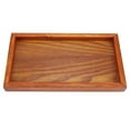 thumbnail image 1 of Domqga Higoodz Rectangle Wooden Tea Tray Serving Table Plate Snacks Food Storage Dish for Hotel Home, 1 of 7