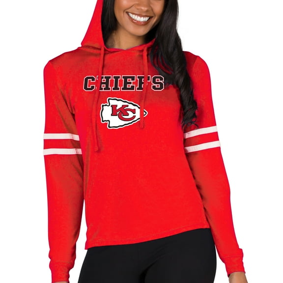 Women's Concepts Sport Red Kansas City Chiefs Marathon Lightweight Lounge Pullover Hoodie