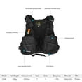 thumbnail image 4 of Professional Flotation Adult Safety Life Jacket Survival Vest Swimming Kayaking Boating Drifting with Emergency Whistle, 4 of 8