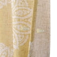 thumbnail image 3 of Tier Curtains 30 Inch Length, Floral Medallion Damask Print Linen Blended Short Tier Curtains for Kitchen Cafe Small Half Window Curtains for Bathroom, Dark Navy, 3 of 9