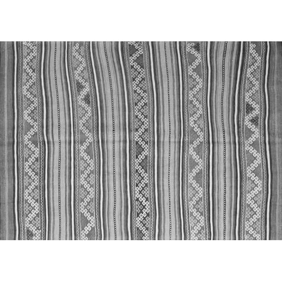 Ahgly Company Indoor Rectangle Southwestern Gray Country Area Rugs, 2' x 5'