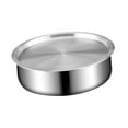 thumbnail image 2 of Tnarru Rice Bowl with Lid Insulated Soup Bowl Mixing Bowl 21.5cmx6.5cm Baking Stackable Unbreakable Korean Stainless Steel Rice Bowl, 2 of 8