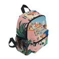 thumbnail image 2 of FORMRS School Backpack with Front Zippered Pocket 12" Student Travel Daypack, Art City, 2 of 6