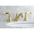 thumbnail image 3 of Kingston Brass Royale Two Handle 8" to 16" Widespread Lavatory Faucet with Brass Pop-up, 3 of 7