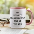 thumbnail image 3 of KAAYEE Funny Grandparent Coffee Mug,Unique Birthday Grandparents Day Christmas Gifts for Grandma Grandpa From Granddaughter -11oz Novelty Tea Cup,Pink, 3 of 7