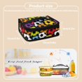 thumbnail image 7 of KUIFORTI Soccer Print Lunch Bag Insulated Ice Pack Lunch Box Protable Lunch Bag Holder Women Zipper Pouch with Adjustable Strap, 7 of 7