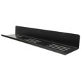 thumbnail image 2 of Black Bathroom Wall Organizer Shelf Prevent Water Accumulation Large Storage Area 1Pcs, 2 of 3