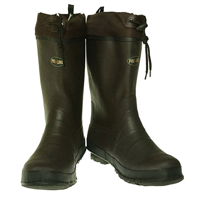 Pro Line Pro Line Men's Rubber Pac Waterproof Boots w/ Removable Wool Liner 13