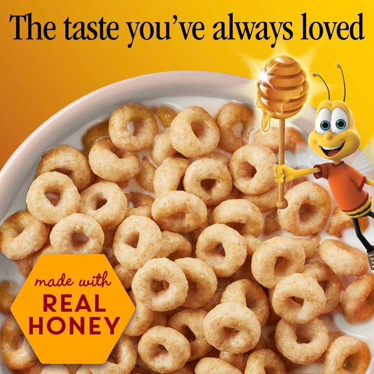 Cheerios, Honey Nut Cheerios Breakfast Cereal Cup, Gluten Free