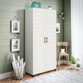 thumbnail image 4 of Loxley 36" Wide 2 Door Shiplap Cabinet, White, 4 of 9