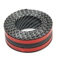 thumbnail image 2 of Carbon Fiber Car Front Bumper Door Edge Pedal Anti-collision Sticker Trim Strip, 2 of 10