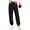 Black, variant on Fantaslook Fleece Lined Sweatpants for Women High Waisted Winter Baggy Pants with Pockets Drawstring Elastic Waist Joggers