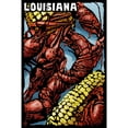 thumbnail image 2 of Louisiana, Crawfish, Scratchboard (100% Cotton Canvas Reusable Tote Bag), 2 of 2