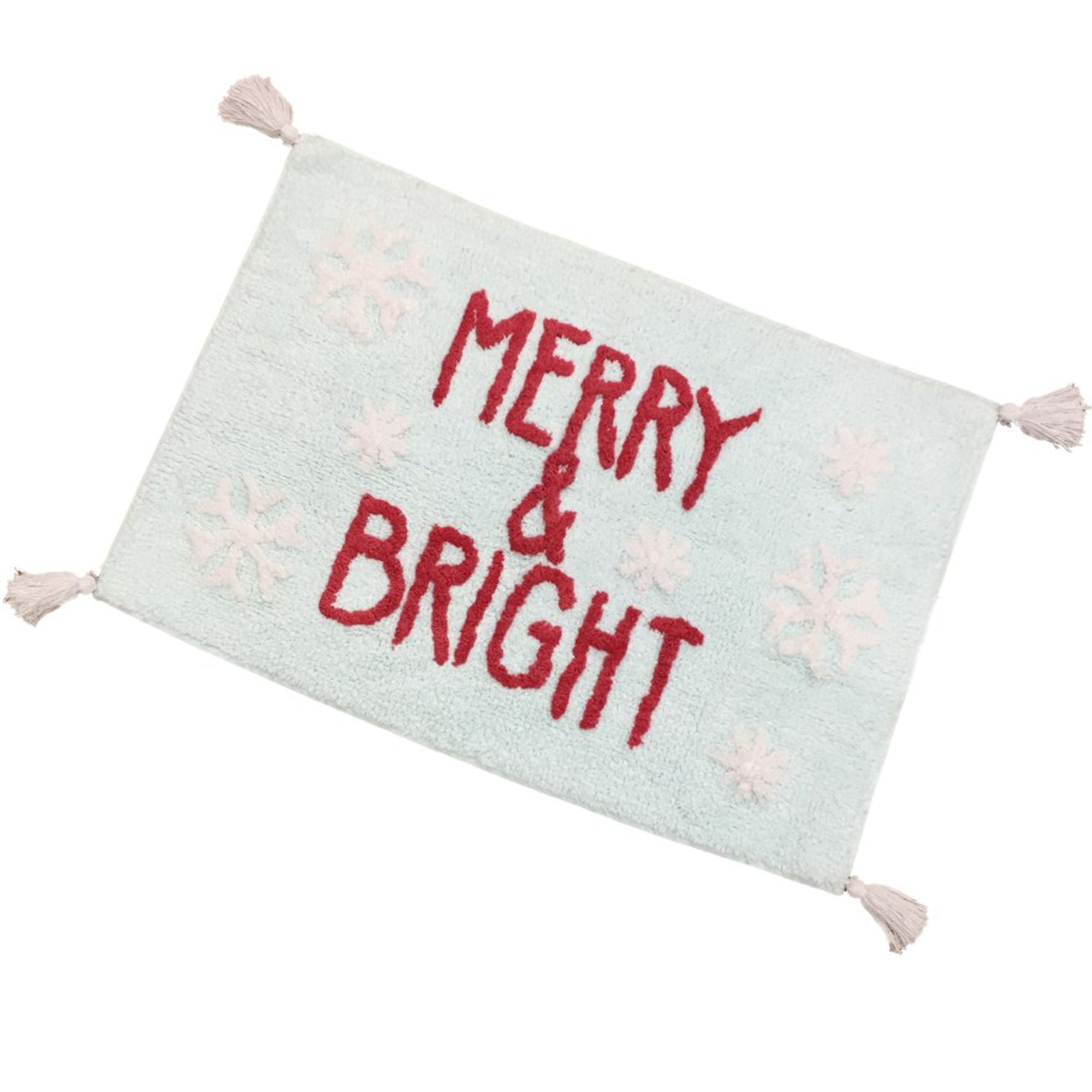 bright bath mat