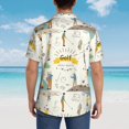 thumbnail image 4 of Balery Golf Icons And Golfer Camisas hawaianas de manga corta para hombre, camisas playeras de corte holgado, camisas de vacaciones con botones,Large, 4 of 7